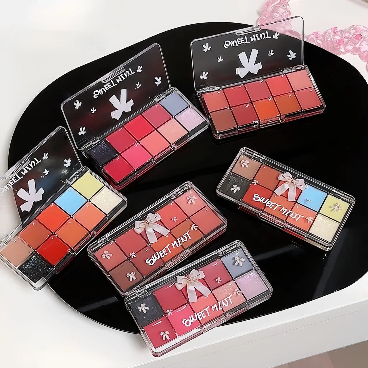 10 Colors Jelly Lip Gloss Glaze Makeup Palette