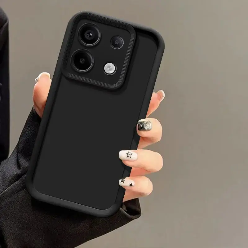 For Xiaomi Redmi Note 13 Pro 4G Case Redmi Note 13 phone Case Redmi Note 13 Pro + 5G Liquid Silicone Lens Shockproof Back Cover