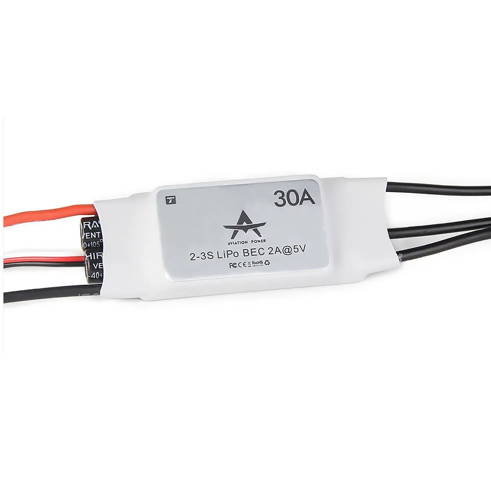 T-MOTOR TO series RC ESC 30A регулятор скорости 2-3s 5V/5A фиксированное крыло ESC поддержка BEC выход для радиоуправляемого летательного аппарата с неподвижным крылом радиоуправляемая модель