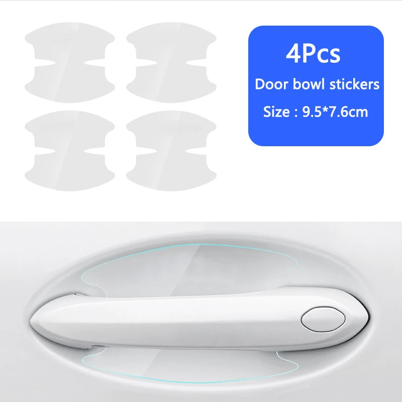 Transparent Car Door Handle Protector Cover – Durable, Scratch-Resistant Film