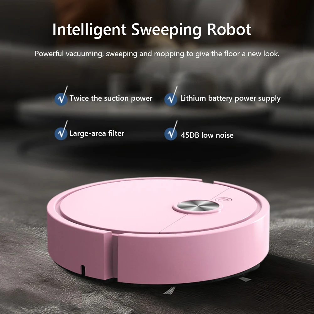 Description Picture 6 of item3 in 1 Sweeping Robot Rechargeable Vacuum Mop Robot Strong Suction Sweeping Machine Compact Cleaning Machine for Home Cleaning