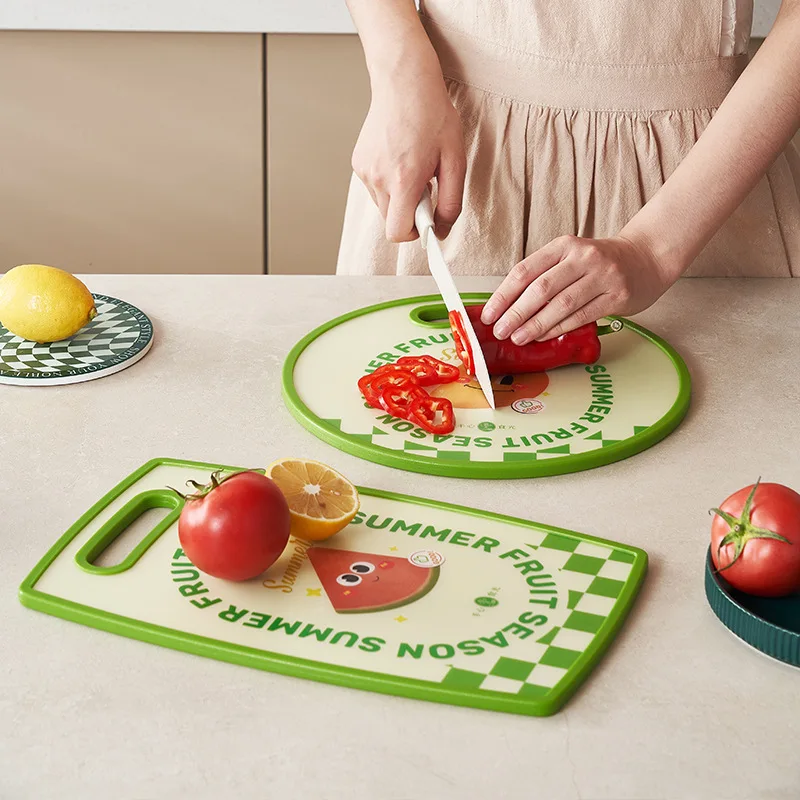 1PCS Kitchen Cutting Board Plastic PP Creative Fruit Cutting Board Non-slip Chopping  Board Kitchen Small Products Household - AliExpress