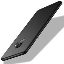 Ultra - Thin Soft Matte TPU Gel Case - Slim, Flexible Back Cover - Samsung S9 Plus (Black)