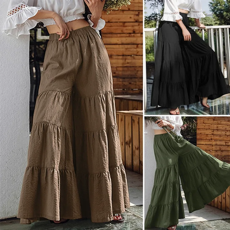 Women's Pants Spliced Skinny Cake Skirt Pants Women's Pants