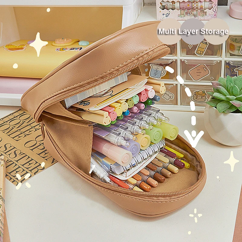 Aesthetic Pencil Case Transparent Pencil Pouchl Clear Pen Pouch Bag With  Zipper For Cosmetics Mobile Phones Jewelry Glasses - AliExpress