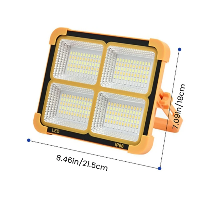 충전식 캠핑 조명, 288 LED 캠핑 랜턴, 강력한 자석 손전등, 수리 비상 램프, 3000Mah 1500LM, 인기 판매