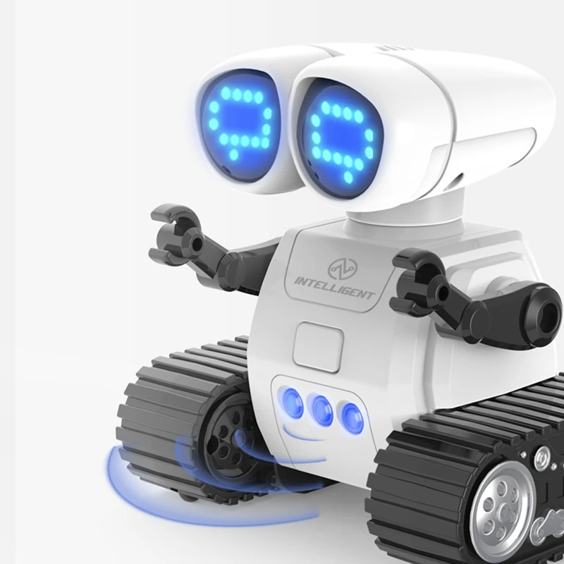RC Robot Toys With Walkie Talkie Function,Gesture Sensing, Programming Motion,Dance And Shining LED Eyes Gift For Kids 5
