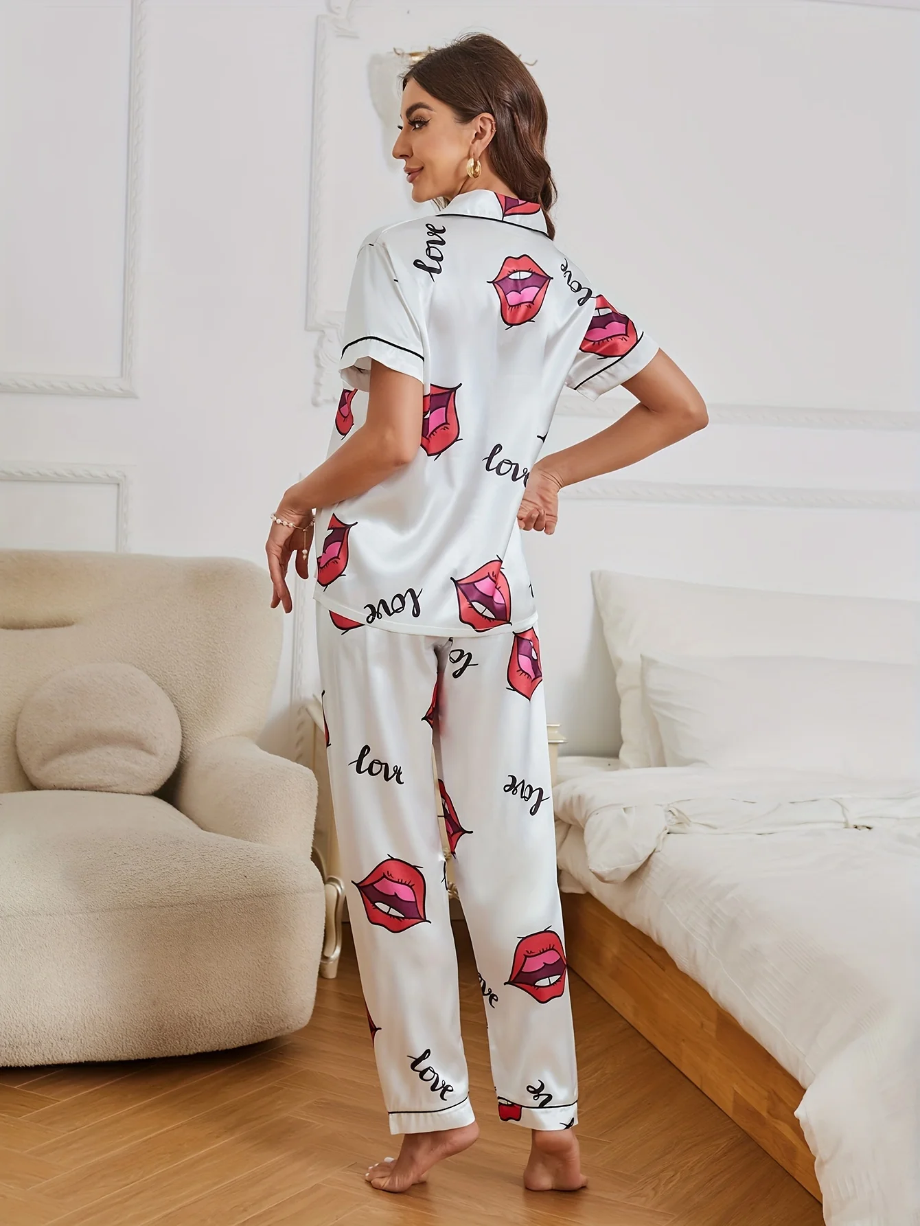 Pyjama Femme Turquoise Taille XL – Ensemble Occasion En Très Bon état – Confort