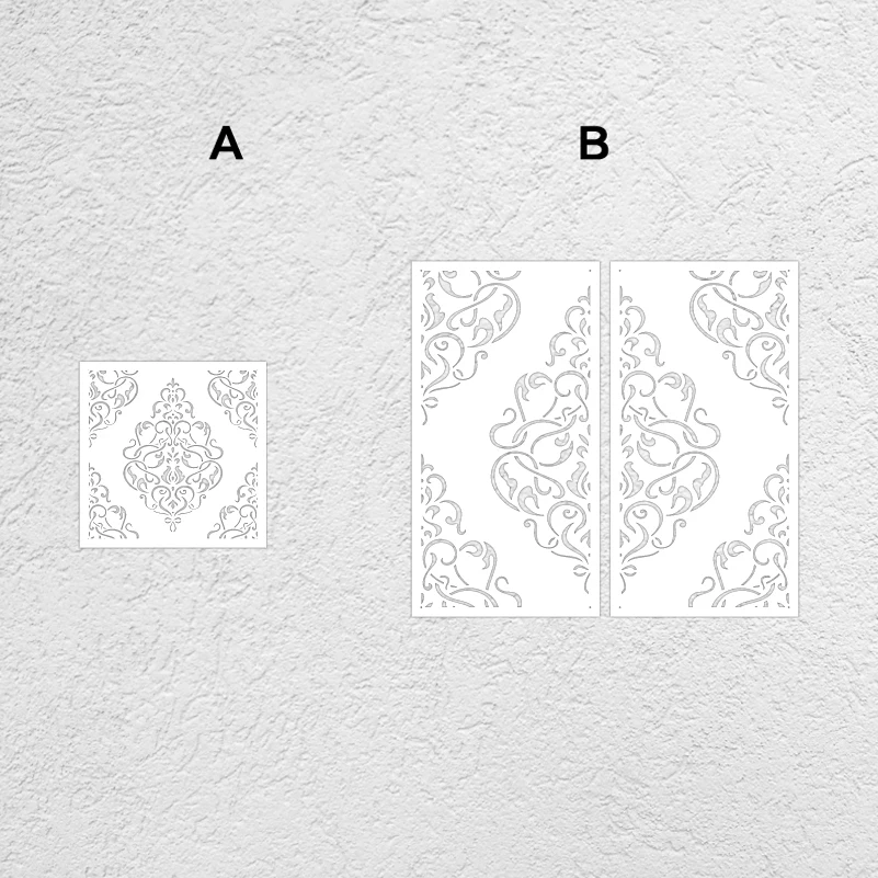 estencil para decoracao pintura modelo 01
