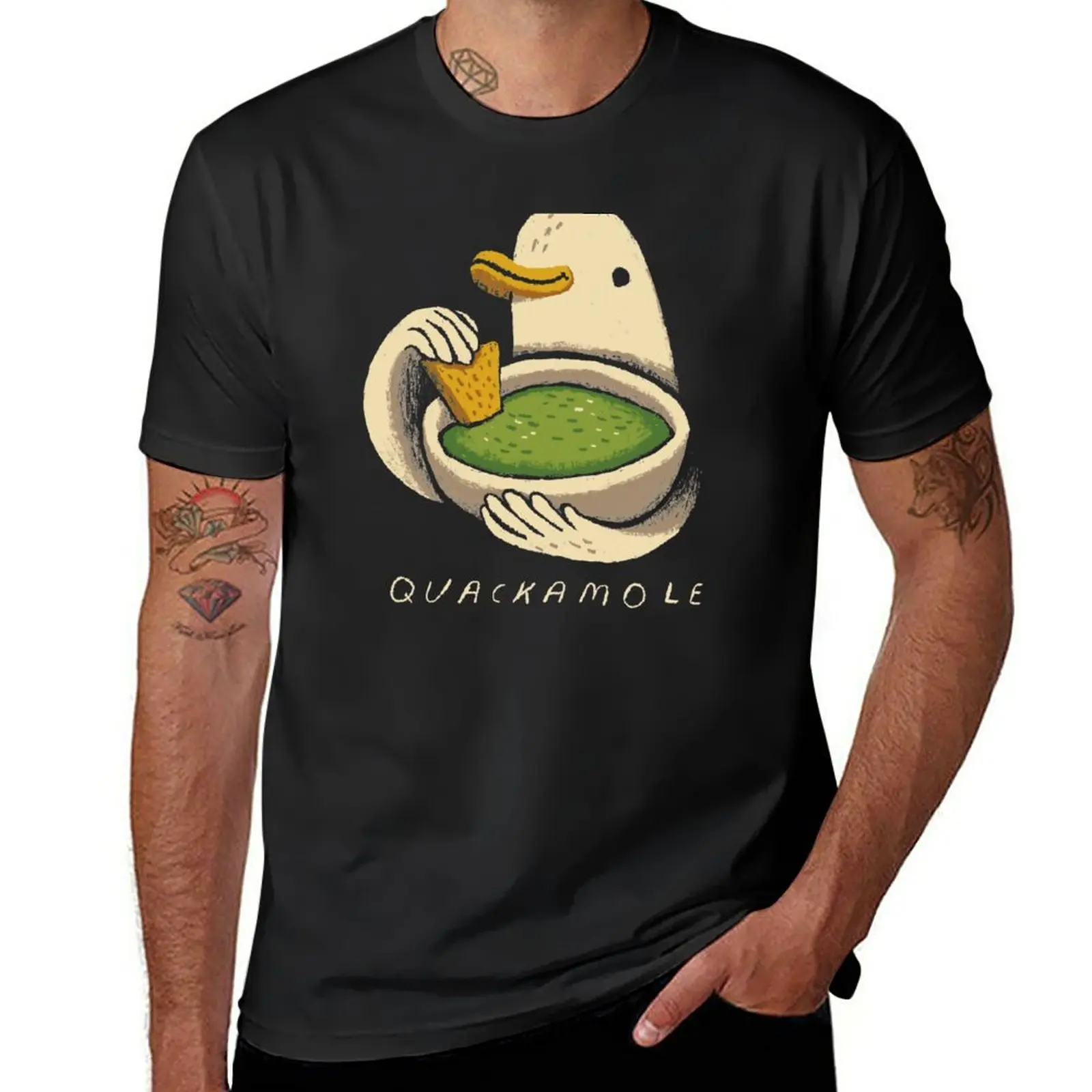 

quacamole! T-Shirt oversizeds plain korean fashion mens tall t shirts