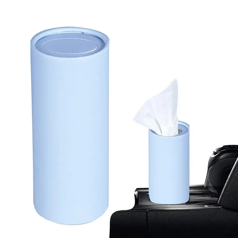 

Car Tissue Holder Refillable Tissue Paper Box With 40 Tissues Convenient Tissue Dispenser Practical Car Accessories For Toilet