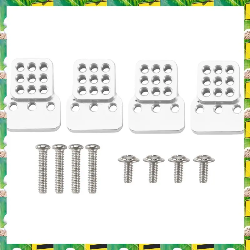 3C Electron 4Pcs RC Car Metal Shock Tower Bracket Kits Shock Sbsorbers Extension Seatfor 1/16 WPL C-14/C-14K/C-24/C-24K Truck Of