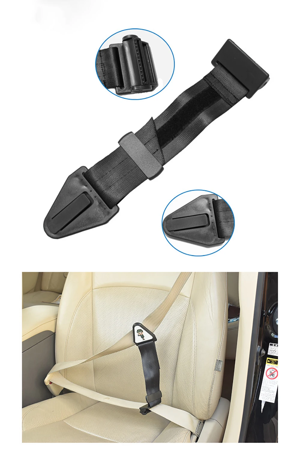 Children Chest Protection Belt Clip For Safety Seats Polyester Strap Harness Buckle Latch Toddler