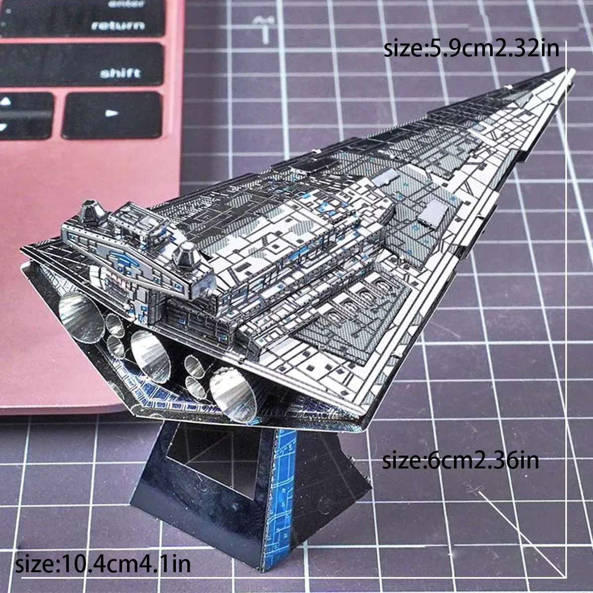 3D Metal Puzzle model kits DIY Laser Cut Puzzles Jigsaw Toy JSPT12 4