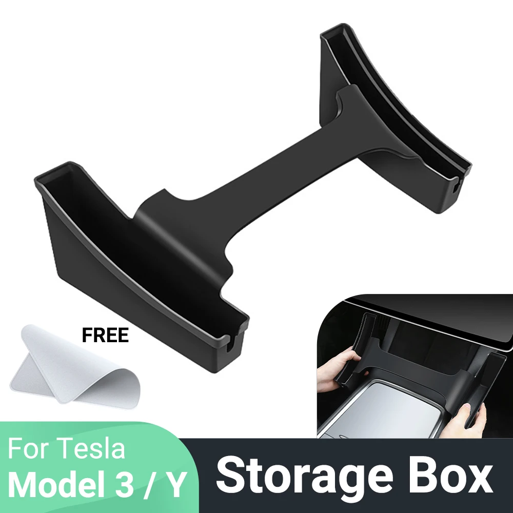 

For Tesla Mode Y Model 3 Armrest Storage Box Central Control Side Storage Organizers Tray For Tesla Model 3 Car Accessories Gift