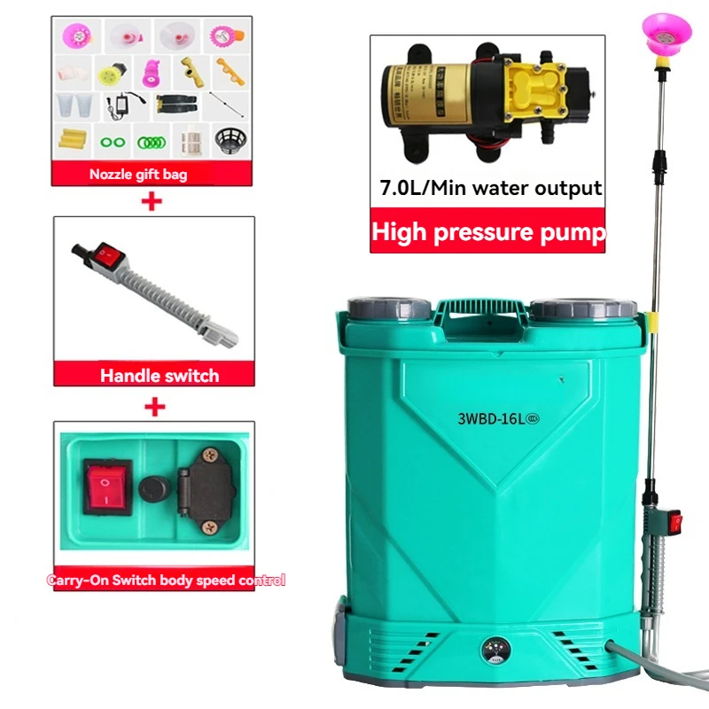 Електрична газонокосарка зі складною регульованою висотою обрізки, ефективний електричний інструмент для косіння садових газонів