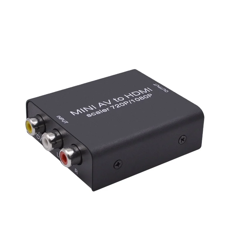 

4K 30 Гц AV CVBS RCA к HDMI аудио преобразователь адаптер HD 1080P NTSC/PAL металлический для ТВ/ПК/PS3/DVD PAL NTSC