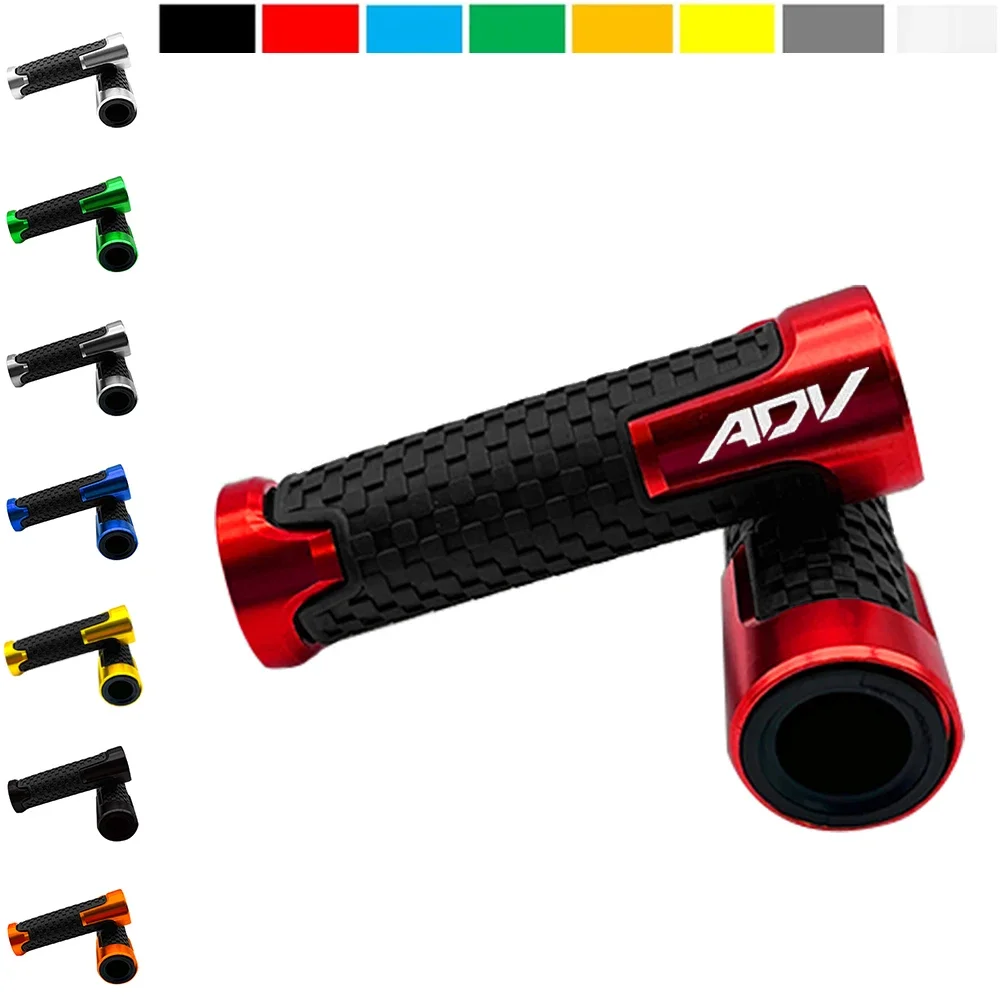 

Motorcycle Accessories CNC 22MM Hand Grips Rubber Gel Handle Grip Handlebar Fits For HONDA ADV150 ADV-150 ADV350 ADV-350 ADV 150