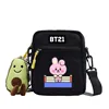 BT21 Cooky Tata Koya RJ Shooky Man Chimmy Cute Cartoon Casual Versatile Korean Style Student Shoulder Crossbody Bag Canvas Bag