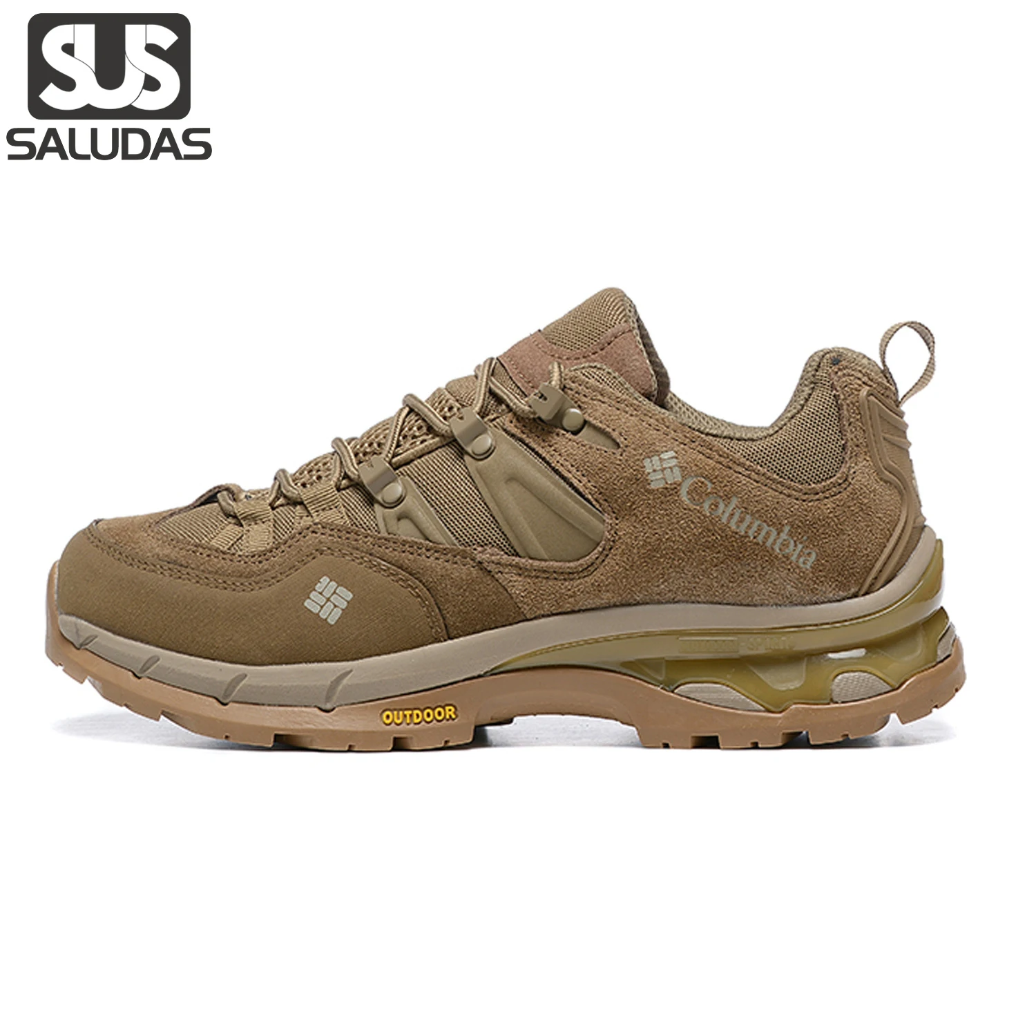 

SALUDAS man Sneakers Outdoor leisure Hiking Shoes shock-absorbing light running shoes Outdoor Anti-Skid Wear-Resistant Sneakers