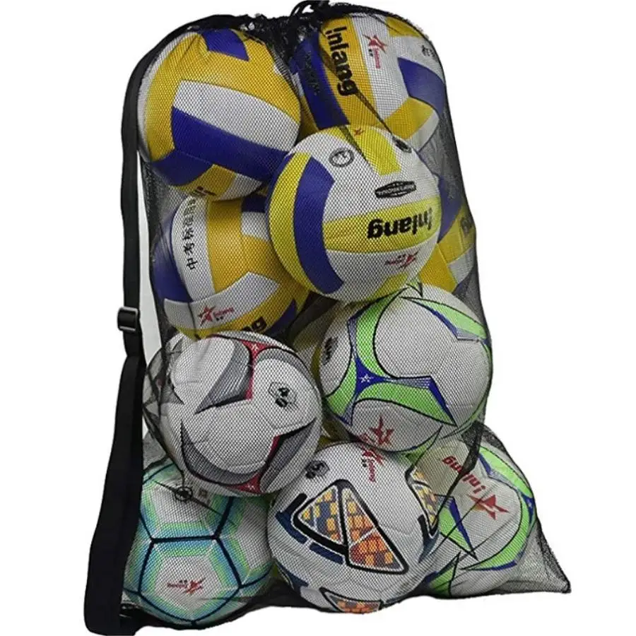 Sac Filet Porte-Ballons 45cm - Pour Football, Basket, Volley - Transport Sport Pratique - Plusieurs Couleurs