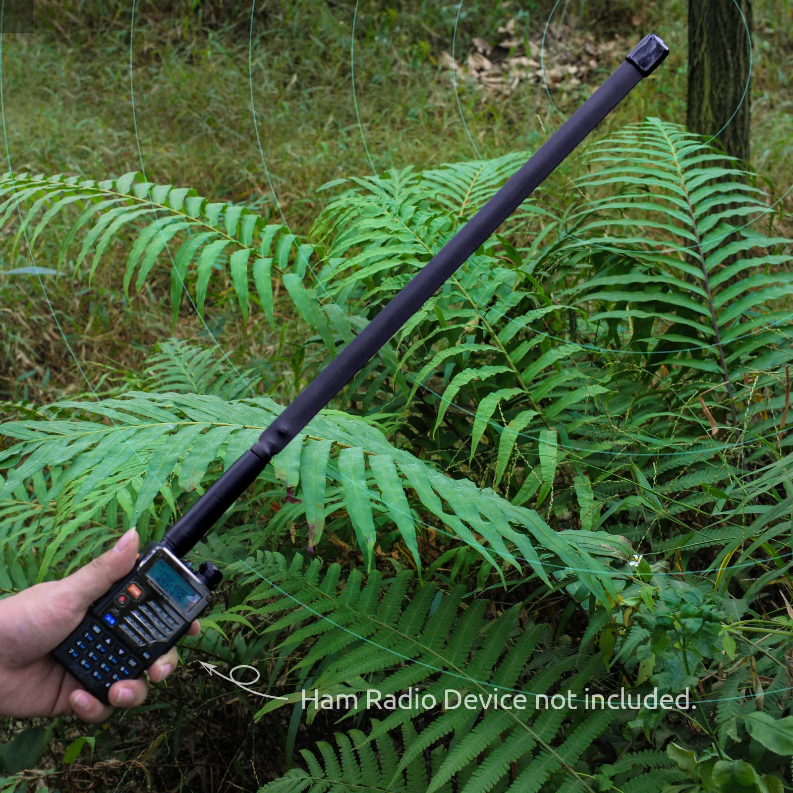 Superbat 136-520MHz 접이식 CS 전술 SMA 여성용 햄 라디오 안테나 Wouxun Baofeng BF-F8HP UV-5R UV-82 BF-888S
