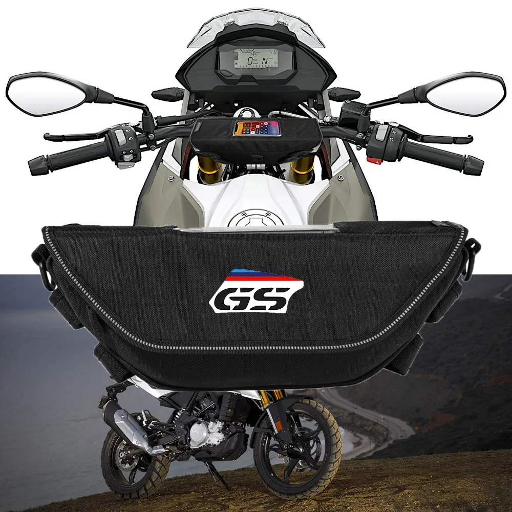 

For BMW R1250 GS G310 GS Motorcycle accessory Waterproof And Dustproof Handlebar Storage Bag navigation bag