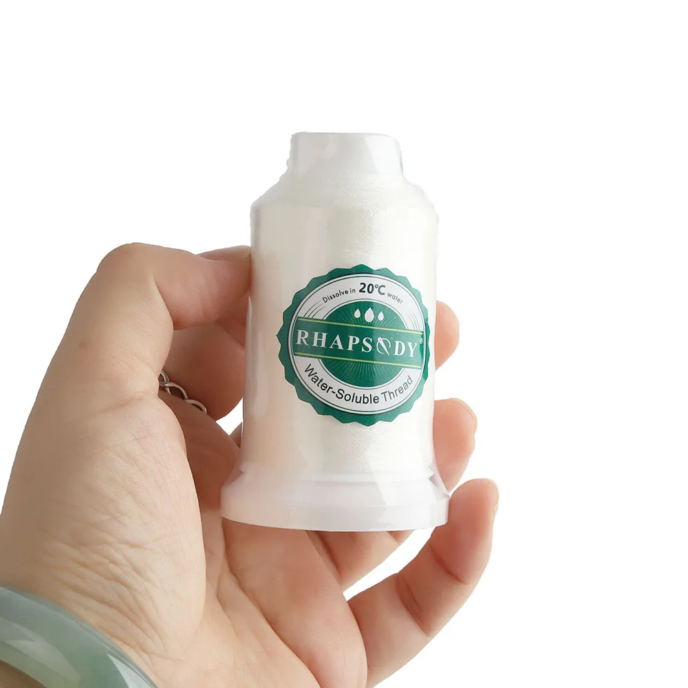 Rhapsody White Water Soluble Sewing Thread - Wash Away Quilting & Basting Thread