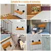 Teak Wood Wall Mounted Foldable Shower Bench Small Space Comfortable & Sturdy Ideal Shower Room Hospital Living Room Non-Slip & 6