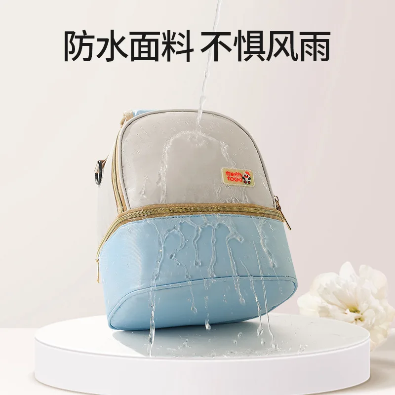 Drink Milk Insulation Bag Feeding Bottle Backpack Picnic Preservation Lunch Bags Multifunction Baby Food Breast Pump Thermal Bag