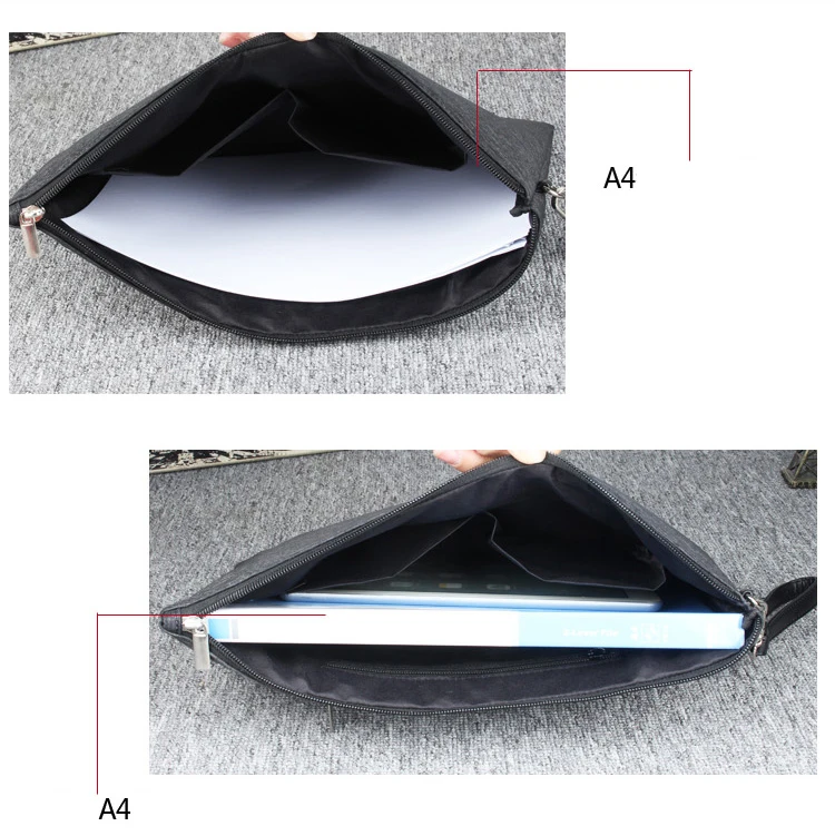 Bolso de mano para hombre, nuevo bolso informal de gran capacidad A4, bolso de archivo, bolsos de mano Oxford de moda para hombre