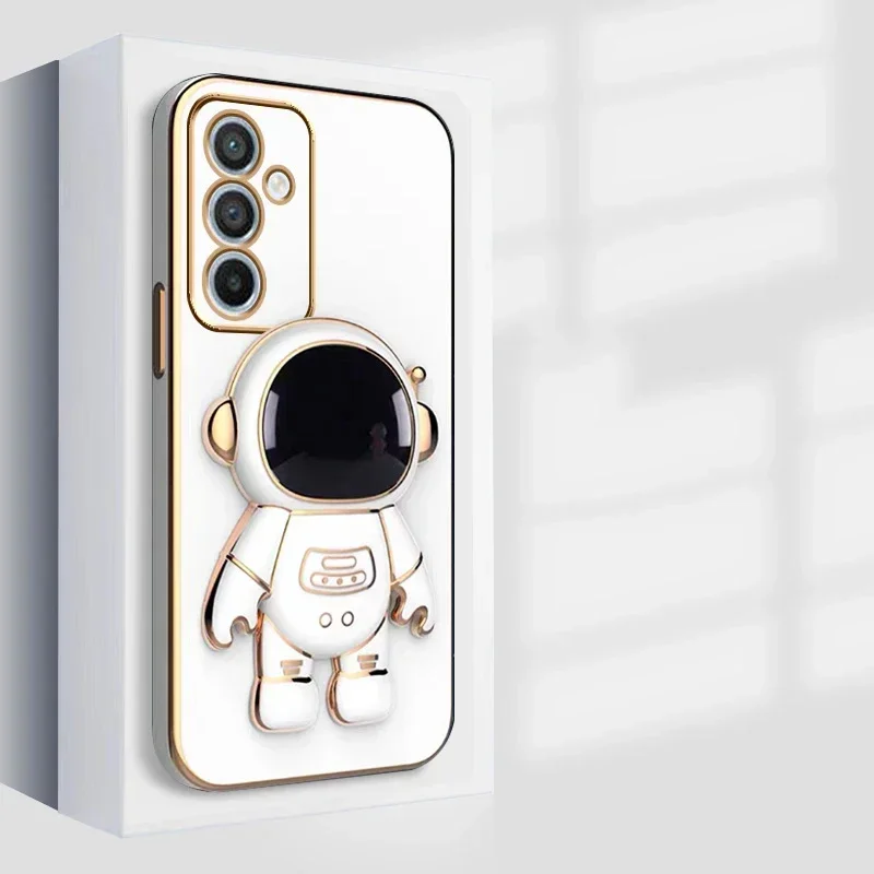 Astronaut Bracket Plating Phone Holder Case