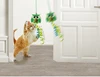 Cat Pet Toy Hanging Door To Relieve Depression Swinging Hanging Elastic Rope Feather Playing Stick Bell Spider Gatos Для Кошек 2