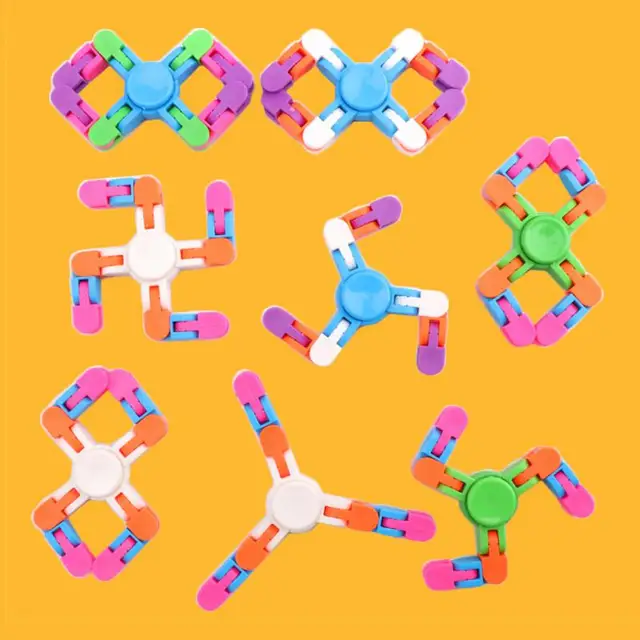 Fidget Chain Toys Tracks Antistress Chain Toy For Children Adult Vent Stress Relief Hand Spinner Toy Gyro Toy For Kids Fun Gift 5