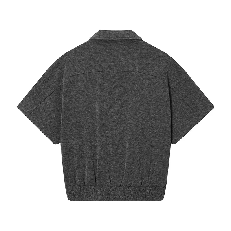 Fashion Pants Sets For Women Summer New Slim Lapel Zipper Short Sleeve Top Wide Leg Pants 2 Piece Set Casual Woman Outfits