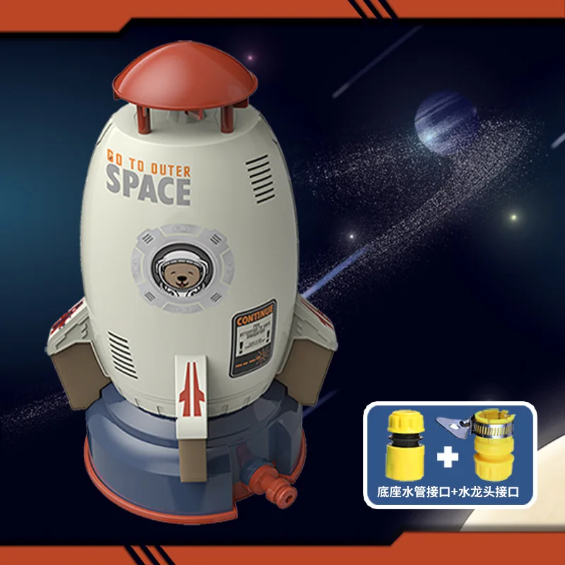 Rocket Launcher Toys Outdoor Rocket Water Pressure Lift Sprinkler Toy Fun Interaction In Garden Lawn Water Spray Toys for Kids