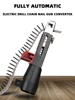 1 Set Chain Screw Gun Head Automatic Nail Gun Electric Batch Woodworking Decoration Rechargeable Self Tapping Screwdriver 1