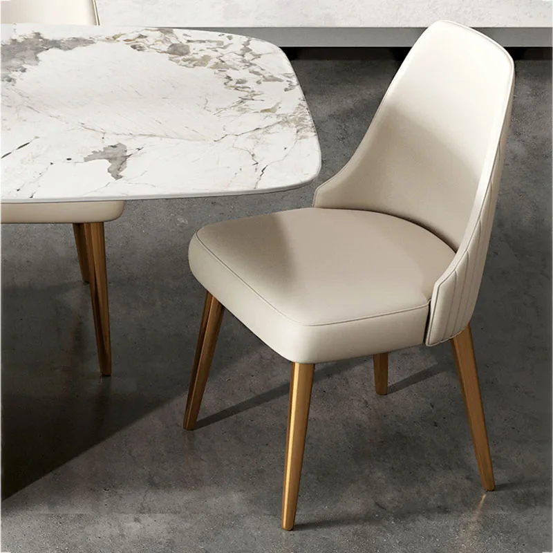 Backrest Luxury Adults Restaurant Chairs Industrial Youth Hall Adults Chairs Professional Barber Chaises Salle Manger Furniture