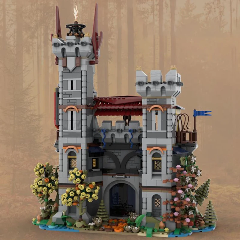 

Новинка 1747 шт. строительные блоки MOC: Европейский средневековый уличный волшебник, замок «сделай сам», креативные идеи, детская игрушка в стиле ретро, подарок на день рождения