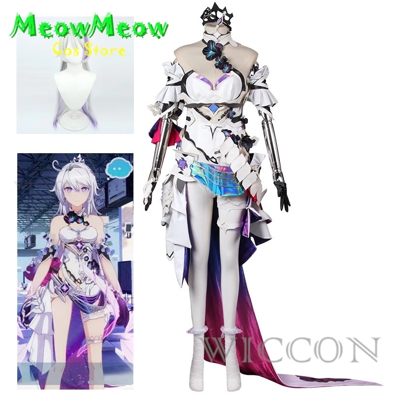 

Kiana Kaslana Herrscher of Flamescion Cosplay Game Honkai Impact 3rd Kiana Cosplay Costume Kiana Kaslana Cosplay Wig