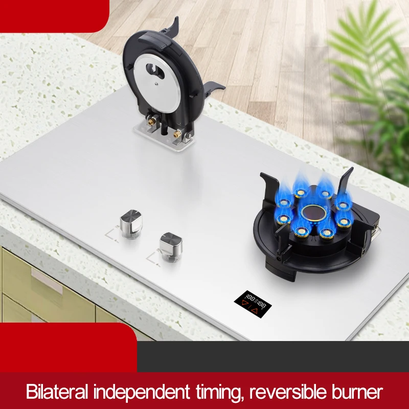 Household Double Stove Liquefied Gas Stove Embedded Kitchen Household Gas Environmental Protection And Energy Saving