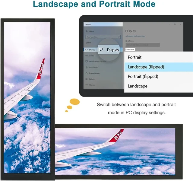 컴퓨터 케이스용 HDMI 보조 모니터로 생산성 향상 및 작업 공간 확장