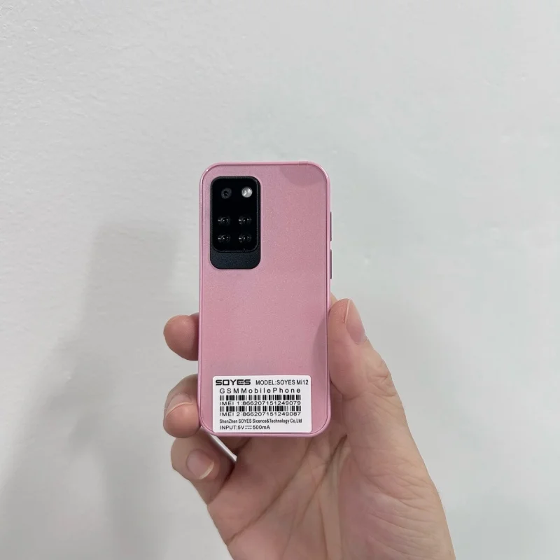 SOYES Mi12 Mini Smartphone 2,5 pulgadas MTK 1GB RAM 8GB ROM 5MP Cámara Tarjeta SIM Dual WCDMA 3G Mp4 Bluetooth WIFI Android teléfono móvil
