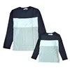 Family Matching Outfits Mother Daughter Dress Family Look Family Clothing Father Son T-Shirt Cotton Patchwork Striped 6