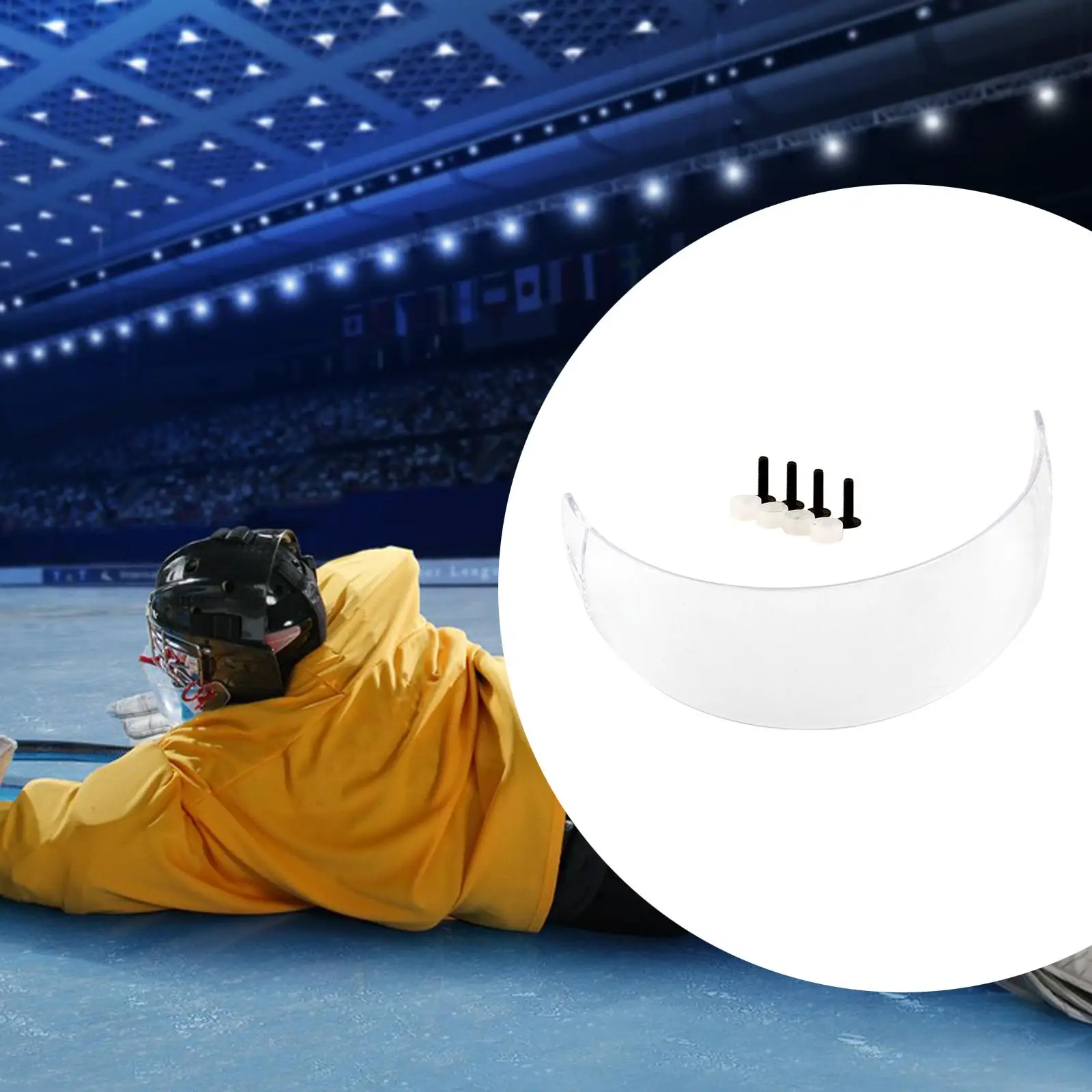 Ice Hockey Helmet Visor Protect Your Eyes Anti Scratch Impact Resistant