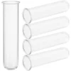 5 Pcs Brim UV Test Tube Vase Tubes for Plants Convenient Glass Decorate Vases Office 2