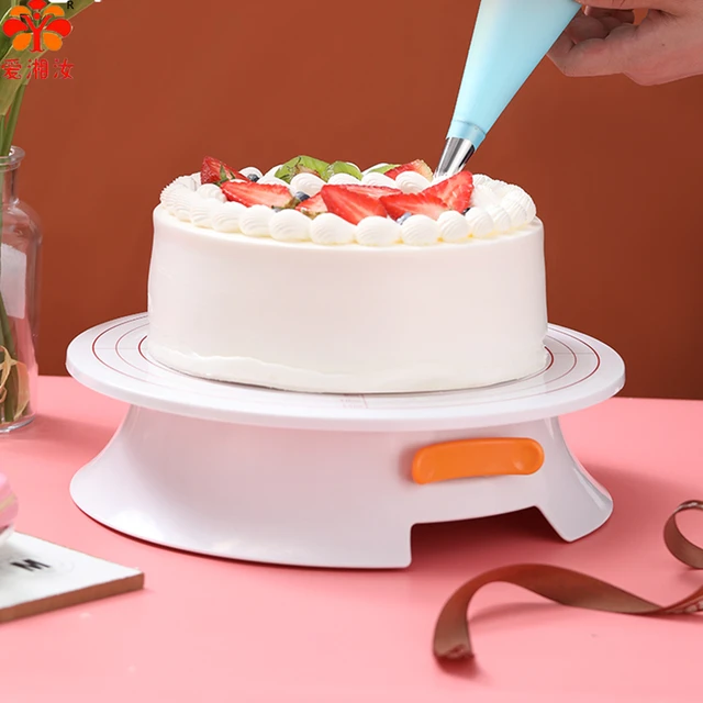 Cake Turntable Rotating Baking Decorating  Turntable Revolving Cake Stand  - Cake - Aliexpress