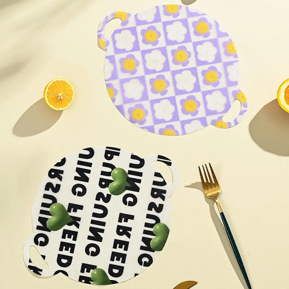 

Food Prep Mat 5pcs Heart Letter Print Disposable Fruit Cutting Mats with Handle Flexible Vegetable Meat Cutting Board for Easy