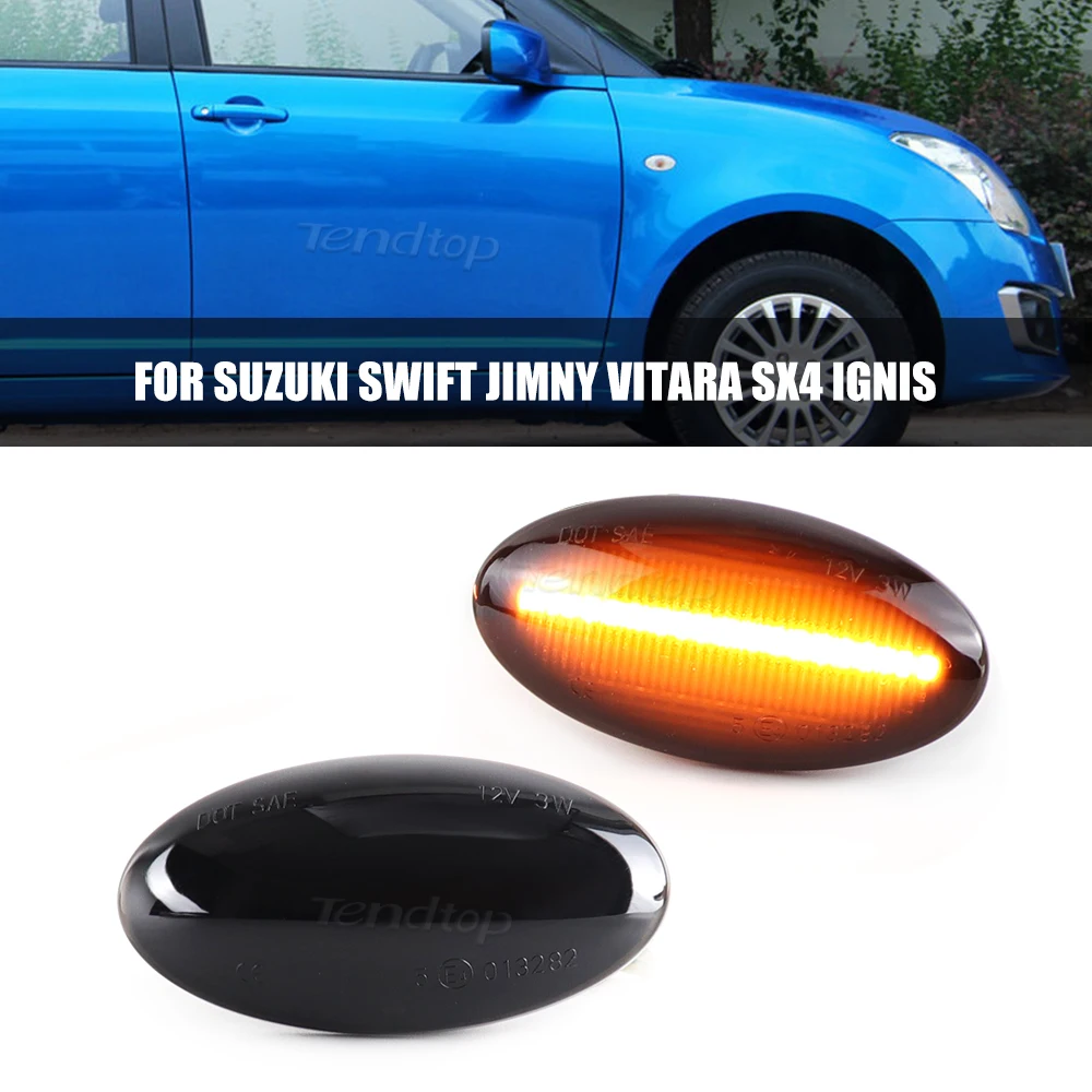 

Для Suzuki Свифт Vitara Jimny Splash Grand APV Арена Alto SX4 светодиодный динамический поворотный указатель поворота