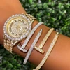 MISSFOX Pink Women Watch Luxury Small Face Elegant Quartz Watches For Ladies Icy Look Party Jewelry Mini Babe So Cute Arm Clock 4